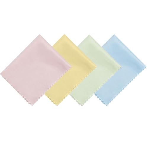 Paños de microfibra para gafas, 15 x 18 cm, 32 unidades, paños de limpieza para gafas, calidad óptica, paño de microfibra para cámara, objetivo, gafas, teléfonos móviles, tabletas, pantallas