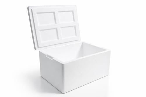 Image of 20L EPS Insulated Cooler Box | Heavy-Duty Thermal Storage | Leak-Resistant | Lightweight & Durable | Ideal for Food, Fish, Ice & Medicine Transport