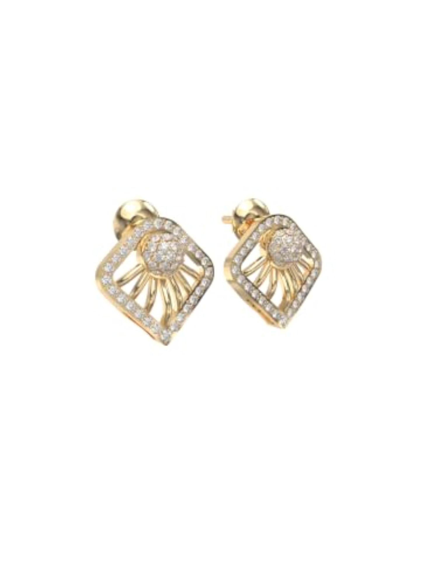 Women's Lab-Grown Diamond Tess Earrings, Elegant