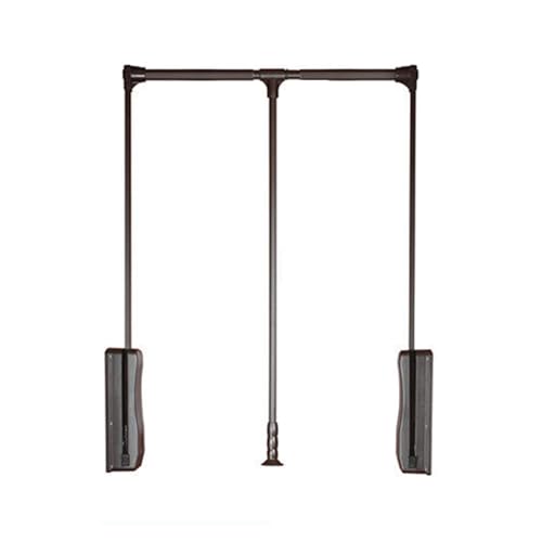 Tringle de placard à tirette coulissante et cintre de penderie anti-rouille