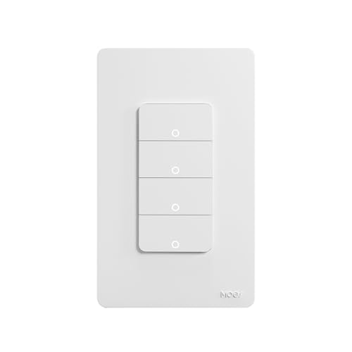 Interrupteur connecté wifi 4 voies en verre pour simplifier l'éclairage de votre salon