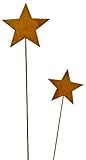 Dieser rustikaler Edelrost Gartenstecker ist ein wunderschönes Accessoire für Ihren Garten. Ideal für Balkon oder Terrasse Er ist ein absoluter Blickfang und passt in jede Gartenecke. Zudem ist er eine prima Geschenkidee zu Hochzeiten Gartenfest Ostern Geburtstag Muttertag oder Weihnachten verschenkt.