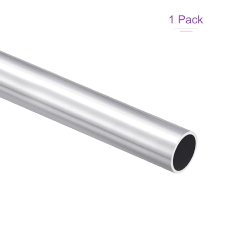 DMiotech (22 mm średnica zewnętrzna x 19 mm ID) 6063 aluminiowa okrągła rura o długości 300 mm przemysłowe metalowe rury do budowy ram maszyn projekty DIY