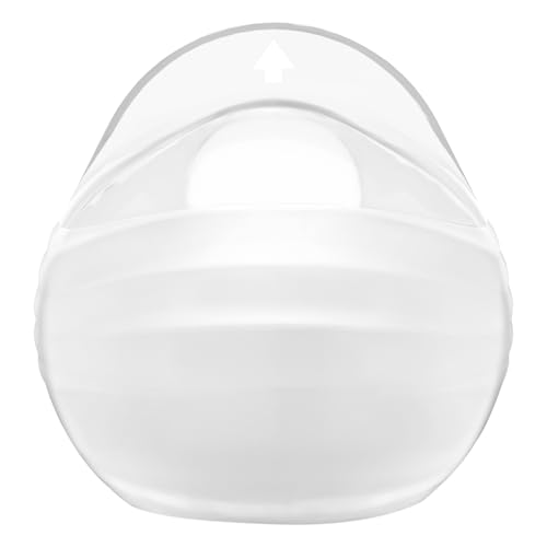 Kencpet Silicone Milk Collector, Wearable Portable Silicone Breastmilk Catcher, Kick-Proof Wearable Brest Shields Cup for Breastfeeding Mom, In bra for Let Down Milk Collection Cup - 3oz/90ml, 1 Count