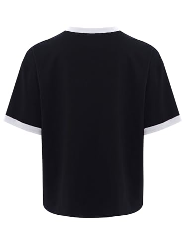 Kids Unisex Quick Dry Short Sleeve Sports Top Number Printed Athletic T-Shirt Basketball Football Jersey4