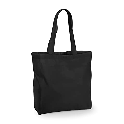 Westford Mill W925 Recycled Cotton Maxi Tote - Black