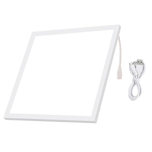 MUELODSIC Kit D’Éclairage LED pour Photographie 30 CM Panneau Lumineux Portable à Éclairage Continu Blanc Froid Contrôle Tactile Précis pour Tournage Vidéo et Streaming