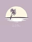 notebook palmas  Las Palmas Notebook: Palm Leaves Lavender Notebook