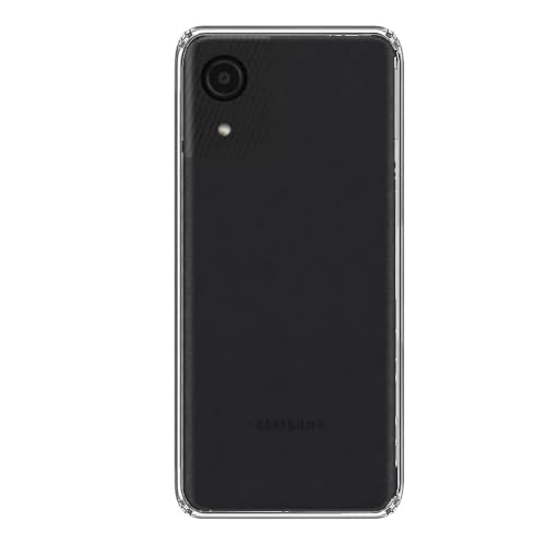 Image of Amazon Brand - Solimo Clear Back Cover Case for Samsung Galaxy A03 Core | Shock Proof Design | Transparent Back Cover for Samsung Galaxy A03 Core (TPU, Transparent)