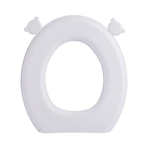 deenkdeng Weiche, wasserdichte Toilettenauflage mit Griff, dick für Sitzdeckelbezug, Kissen, Badezimmerzubehör, wiederverwendbare Toilette für Sitzbezug, WC-Sitzbezug