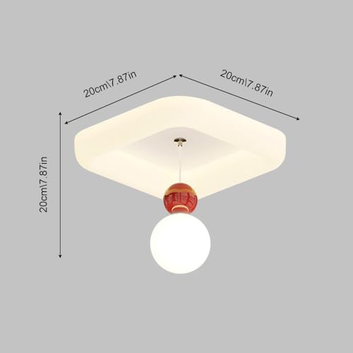 Lámpara de techo H3TF5J para techos bajos con mando para regular la luz sin levantarse 6