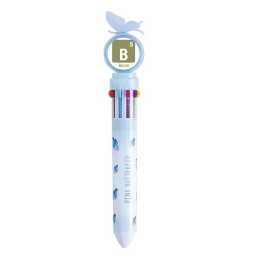 Stylo à bille multicolore rétractable Bore à encre fluide pour styliser vos notes de sciences