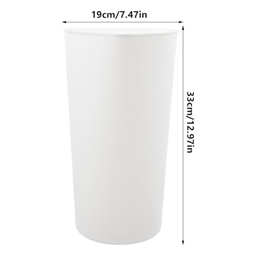 Seau à fleurs en plastique blanc petit récipient pour fleurs de table