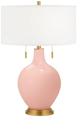 Color + Plus Toby 28" Tall Modern Glass Table Lamp