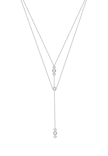 Chaîne en Y Elli avec cristaux Swarovski, le cadeau idéal pour elle