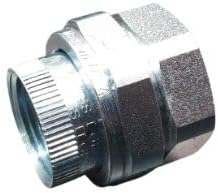 COREX 3/4" Explosion Proof UNF Straight Union Fitting/Connector For Rigid/IMC Conduit - Steel Construction For Hazardous Locations - F/F - 1-Pack