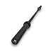 HulkFit Solid 2-Inch Olympic Bar Barbell Weight Lifting Bar, 700-Pound Capacity (Black, 7-Foot)