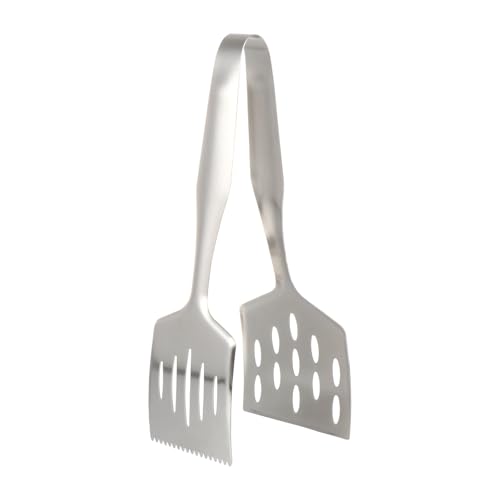 ASAKKURA Multifuncionales Ligeras y Seguras de Acero Inoxidable para Voltear Alimentos sin Aplastar para Barbacoa y Cocina Herramienta Adecuado para Asados