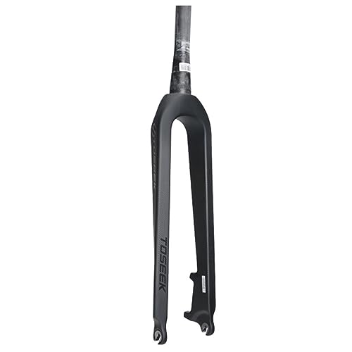 Fourche carbone vtt 26 pouces rigide conique pour vélo de montagne et frein à disque x mm noir