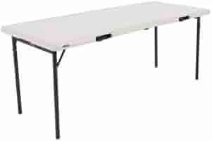 LIFETIME 折りたたみ式ホワイトテーブル 約120cm x 60cm LIFETIME 折り畳み机（4FT) 高さ調節可能 | Costco Japan