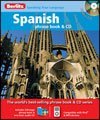 CD-ROM Berlitz 681957 Spanish Phrase Book And Audio CD Book