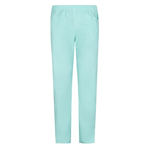 Pantalon de travail mixte turquoise taille L Misemiya Ref 8312 pour hôpital et entretien