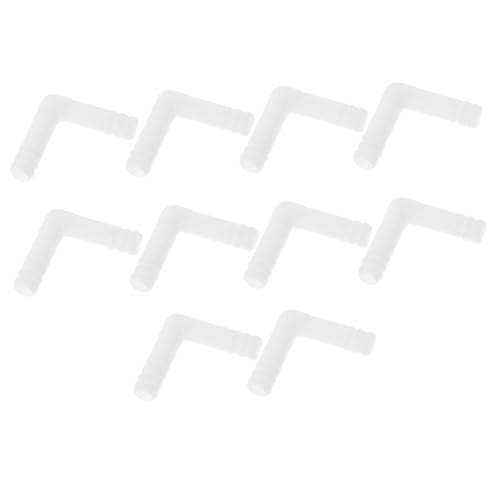 ROMISBABA 10 Piezas de Conectores de Ángulo Recto para Mangueras PP Resistente al Agua y Alta Presión