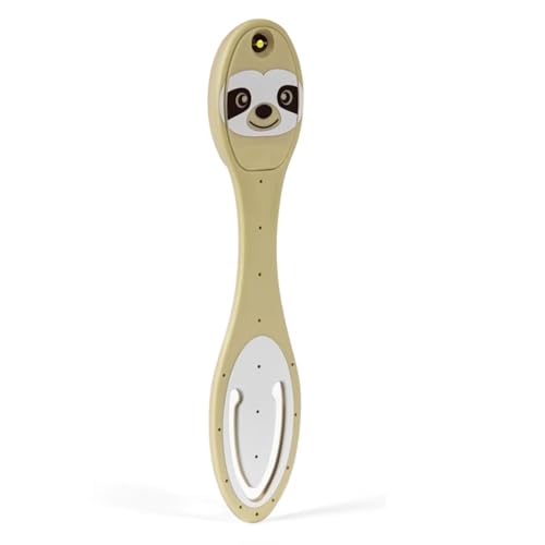 Image of Gifts for Readers & Writers Book Light, Clip On Reading Light for Bed, 2in1 Flexilight & Bookmark, Small & Lightweight with a Soft Glow, 2 Batteries Included, Sloth