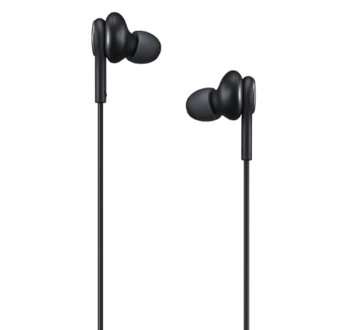Image of Original Type-C Wired for Samsung Earphones EO-IC100 Clear Audio, Mic with Controls, Noise Cancelling Design, Strong Durable Cable (Black)