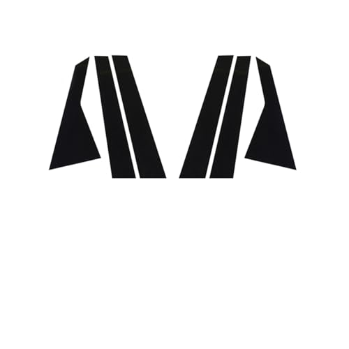 Molduras de pilar BC con acabado espejo para Renault XM3 2022-2023, protección antirrayaduras