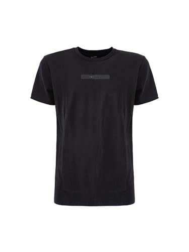 T-shirt noir Yes-zee T763 confection haut de gamme homme