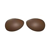 Walleva Replacement Lenses for Oakley Feedback- Multiple Options (Brown - Polarized)