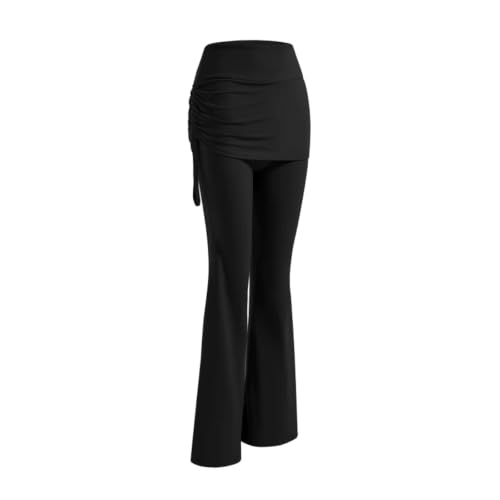 Legging flare avec jupe anti-transpiration pour sport d'été