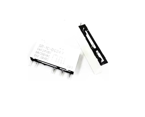 Relé SR1CDC24V 24V de 5 pines para cuadros eléctricos residenciales y domótica