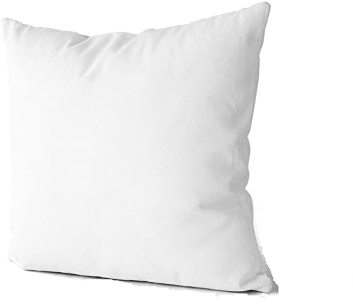 Extra Fill Plump Polyester Hollowfibre Super Soft Cushions Pads Inners Fillers Scatters (18"x18" Pack of 2)