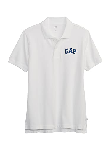 Image of Gap Boys' Short Sleeve Logo Polo Shirt