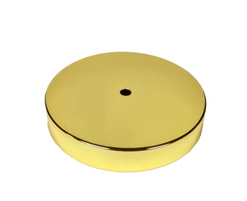 Rws Metals Lamp Base-Metal-6In-Round-Available In 4 Finishes: Antique Brass, Polished Brass, Polished Nickel Or Matte Black (1 Pc.) (6In Mtl-Round-Mbk) #TOP2