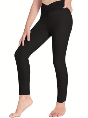 Pantalon léger noir pour fille 9-10 ans anti-transpiration pour l'été