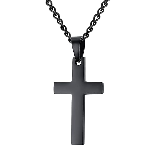 Fashion Simple Stainless Steel Cross Pendant Necklace