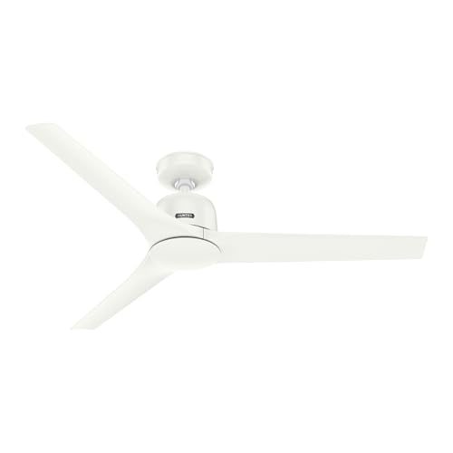 Ventilateur de plafond réversible été hiver Hunter 52692 blanc avec télécommande - 2