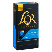 L’Or Espresso Kawa – 100 kapsułek Decaffeinato Intensywność 6 – kompatybilne z Nespresso®* (zestaw 10 x 10)
