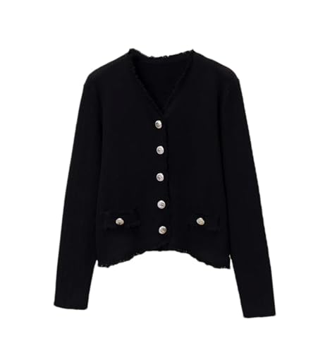 Women Knit Cardigan Sweater Autumn Long Sleeve V-Neck Knitwear Tops Fashion Casual Sweater Coat