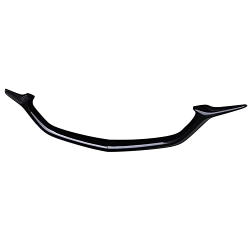 für CX-5 KF 2018-2021 Exterieur Vordere Kühlergrill Dekor 2 Stück ABS Kunststoff (Schwarz glänzend)