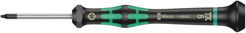 Image of Wera 05118035001 Kraftform Micro 2067 Torx TX Electronics Precision Screwdriver, TX1 Head, 40mm Blade Length