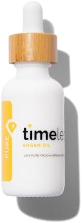 Timeless Skin Care Argan Oil - 100% Pure Argan Oil for Face & Hair Care - Skin Care Oil for Dry Skin - Fragrance-Free Skin Care Product - Use with Moisturizer or Hair Products - 1 oz