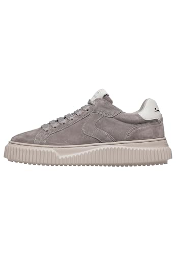 Voile Blanche Para Mujer. 2017542 Zapatillas De Piel Lipari (37), 1 A 3Cm, Cordones, Casual, Gris Voile Blanche Para Mujer. 2017542 Zapatillas De Piel Lipari (37), 1 A 3Cm, Cordones, Casual, Gris