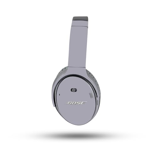 Image of MightySkins Skin Compatible with Bose QuietComfort 35 II Headphones - Solid Gray | Protective, Durable, and Unique Vinyl Decal wrap Cover | Easy to Apply, Remove, and Change Styles