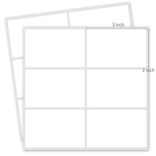 Yeachlaing 2×3 Inch Removable Blank Freezer