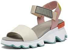 Sorel Women's Kinetic Sandals - Chalk, Eraser Pink - Size 9.5