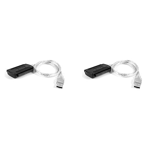Ceftyopo 2X PC USB 2.0-SATA IDE 40�s���P�[�u���A�_�v�^�[ 2.5 3.5�n�[�h�f�B�X�N�̈�